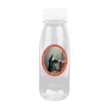 Bouteille en plastique 1/4 de litre.