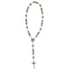 Chapelet de dévotion aux 7 Douleurs et 7 Allégresses de saint Joseph, livré en sachet avec notice explicative
