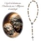 Chapelet de dévotion aux 7 Douleurs et 7 Allégresses de saint Joseph, livré en sachet avec notice explicative