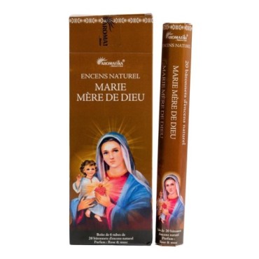 Bo-îte de 6 tubes Aromatika de 20 batônnets d'encens roulés à la main "Massala"  100% naturel (20 grammes)