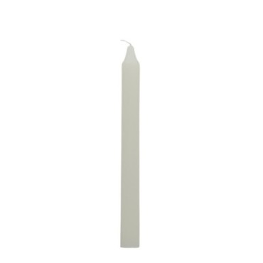 Bougie teintée dans la masse ou surface, or et argent, H- 22 cm, diamètre 1,9 cm, A l'unité