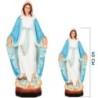 Statue en résine ou Fibre de verre, intérieur et extérieur de la Vierge Miraculeuse en couleur, Plusieurs Tailles.