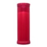 Bougie rouge d'extérieur, H.190mm Ø 64 - durée environ 4 jours et 8heures.