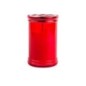 Bougie rouge mat 40 heures, hauteur 11 cm Ø 6,5 cm..