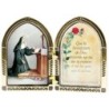Diptyque en plastique couleurs assorties a poser H.6.5x10 cm avec image, plusieurs saints