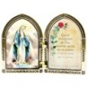 Diptyque en plastique couleurs assorties a poser H.6.5x10 cm avec image, plusieurs saints