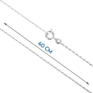 Chaine argent 925 °/°° paloma, fermoir rond a ressort..