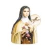 Magnet ou support a poser en bois image collée forme silhouette H. 7 cm, plusieurs saints.