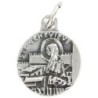 Médaille moulée ou frappée en métal couleur argentée Ø 1.5 cm. Plusieurs saints..