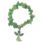 Bracelet sur élastique pour enfant, grains en pierres assorties avec ange LOT DE 5 ASSORTIS