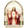 Chevalet en plastique couleurs assorties à poser H.6.5 cm avec image, plusieurs saints