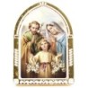 Chevalet en plastique couleurs assorties à poser H.6.5 cm avec image, plusieurs saints
