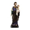 Statue de saint Joseph en résine peinte à la main. Plusieurs tailles....