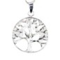 Médaille en argent 925 °/°° de l'arbre de vie évidé et ciselé Ø 1.8 cm (1,35 g). Livrée en boite.