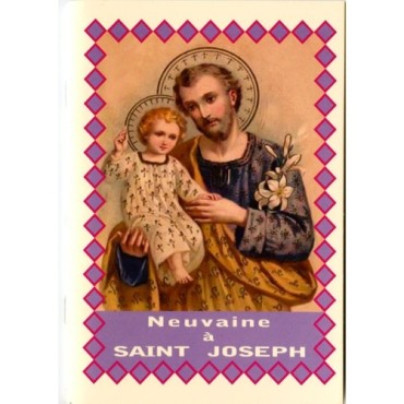 Livret de neuvaine avec historique, prière, neuvaine H.15 x10 cm, nombreux saints.