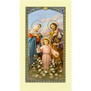 Image de prière – Format 6,5 x 11,5 cm, plusieurs saints.