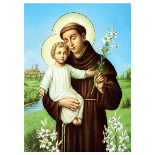 Poster image papier (135 g) H.26 x 19 cm, plusieurs saints.