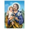Poster image papier (135 g) H.26 x 19 cm, plusieurs saints.