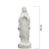 Statue fluorescente de Notre Dame de Lourdes. Hauteur 15 cm.