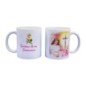 Mug 9.5 cm - Souvenir de ma communion S02 / Fille + croix.