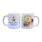 Mug 9.5 cm - Souvenir de ma communion S07 / Garcon D + JHS.