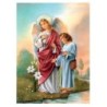 Poster image papier (135 g) H.26 x 19 cm, plusieurs saints.