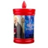 Lumignons a piles hauteur 10 cm duree 60 jours couleur rouge avec image du saint.