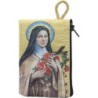 Porte-monnaie icône en tissu, brodé de fil doré, H 10 x 7 cm. plusieurs sujets..