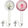 Chapelet grains ronds fluo 6 mm sur chaine de couleur argentée longueur jusqu'au coeur 33 cm - Différents parfums..