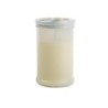 Bougie blanche mat 40 heures, hauteur 11 cm Ø 6,5 cm..
