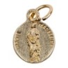 Médaille moulée en métal couleur dorée Ø 1.2 cm, Plusieurs Saints.