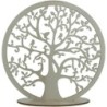 Arbre de vie en bois naturel sur socle diamètre 30 cm.