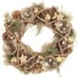 Couronne de l avent couleur dorée avec photophores pour bougies, Ø 34 cm