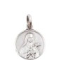Medaille en argent 925 °/°° Ø 12 mm, plusieurs saints. Livree en boite..