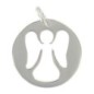 Médaille ronde évidée en argent 925 °/°° de l ange Ø 1,5 cm (1,31 g). Livrée en boite.