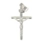 Croix de cou bâton en argent 925 °/°° avec Christ H. 2,3 cm (1,01 g). Livrée en boite.
