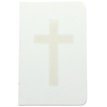 Bloc-notes blanc avec symbole H. 14 x 9 cm.