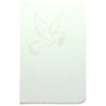 Bloc-notes blanc avec symbole H. 14 x 9 cm.