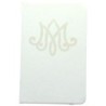 Bloc-notes blanc avec symbole H. 14 x 9 cm.