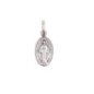 Médaille en argent 925 °/°° de la Vierge Miraculeuse - Texte en Latin H. 1,2 cm (1 g). Livrée en boite.