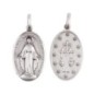 Médaille en argent 925 °/°° de la Vierge Miraculeuse - Texte en Latin H. 2,7 cm (5.63 g). Livrée en boite.