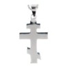 Croix de cou orthodoxe en argent 925 °/°° H. 1,6 cm (0,63 g). Livrée en boite.