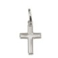 Croix de cou ajourée en argent 925 (0,24 g) – H. 1 cm. Livrée en boîte..