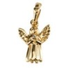 Pendentif statuette en plaqué or de l'ange en prière – H. 1,2 cm. Livré en boîte..