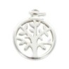 Médaille en argent 925 (5,52 g) et nacre avec arbre de vie – Ø 1,5 cm. Livrée en boîte..