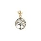 Pendentif arbre de vie Ø 1 cm - OR 375 °/°° (0,27 g).