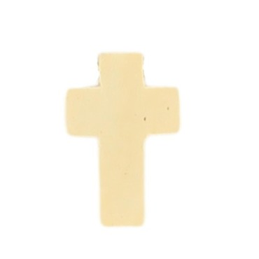 Croix de cou en bois H. 2,2 cm sans cordon..