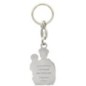 Porte-clés métal, silhouette Saint Antoine – hauteur 5 cm
