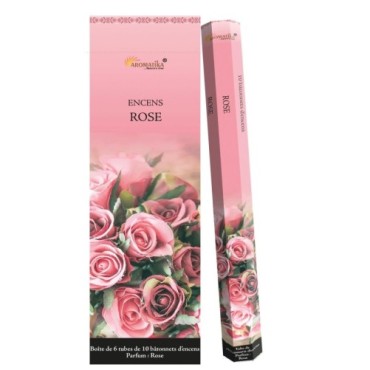 Boite de 6 tubes Aromatika Garden Stick de 10 batonnets H. 40 cm d encens roule a la main 100% naturel.