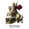 Autocollant Transparent detoure de saint avec priere H. 10.5 x 6.5 cm pour bougie de neuvaine..